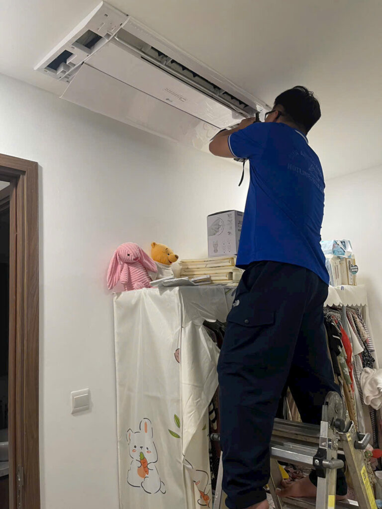 sưa may lạnh gần nhà