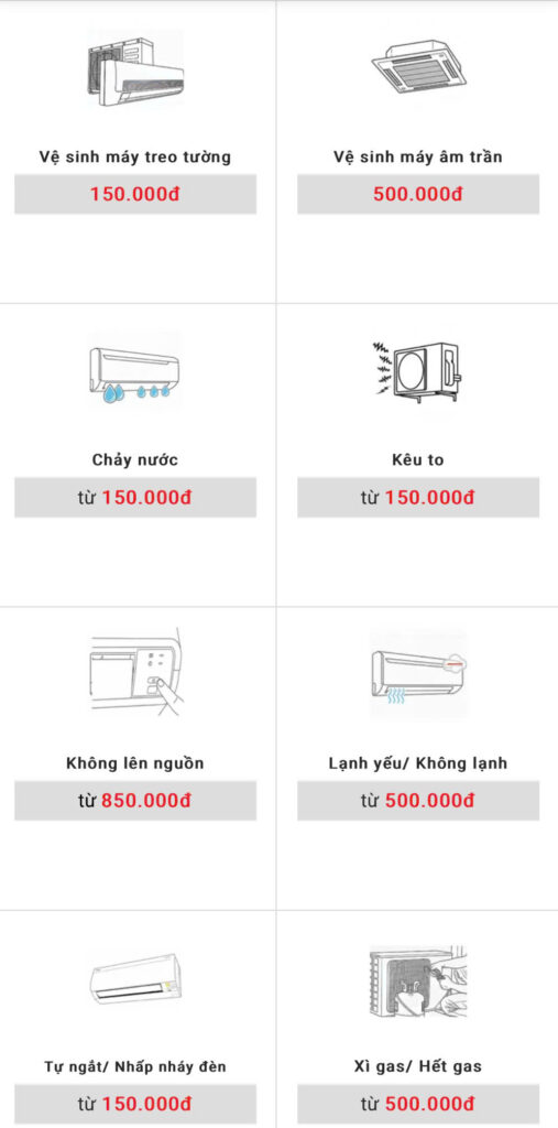 vẹ sinh máy lạnh 